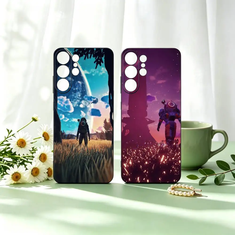 Popular Game No M-Mans S-Sky Phone Case For Samsung S26,S25,S24,S23,S22,S21,S30,Ultra,Plus,Fe,Lite,Note,10,Black Cover