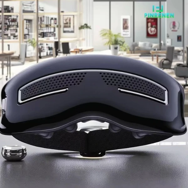 

Intelligent Timed 3D Acupoint Vibration Massage Eye Mask 2000 Milliampere Bluetooth High-Tech Cold Hot Compress Eye Massager