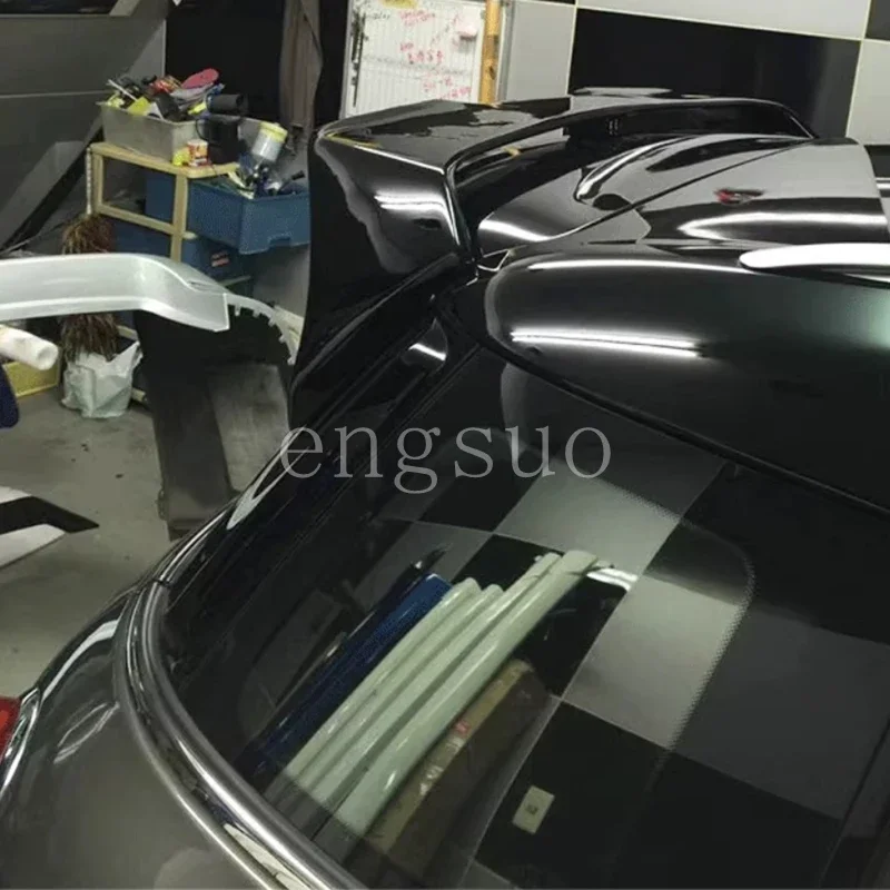 For BMW Mini R60 Countryman Coopers 2011-2015 Carbon Fiber Rear Roof Spoiler Wing Trunk Lip Boot Cover Car Styling