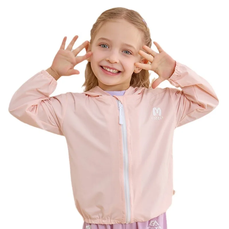 Giacca per abbigliamento per la protezione solare per bambini estate ragazzi bambine sottile cappotto di protezione UV ad asciugatura rapida per bambini all'aperto traspirante