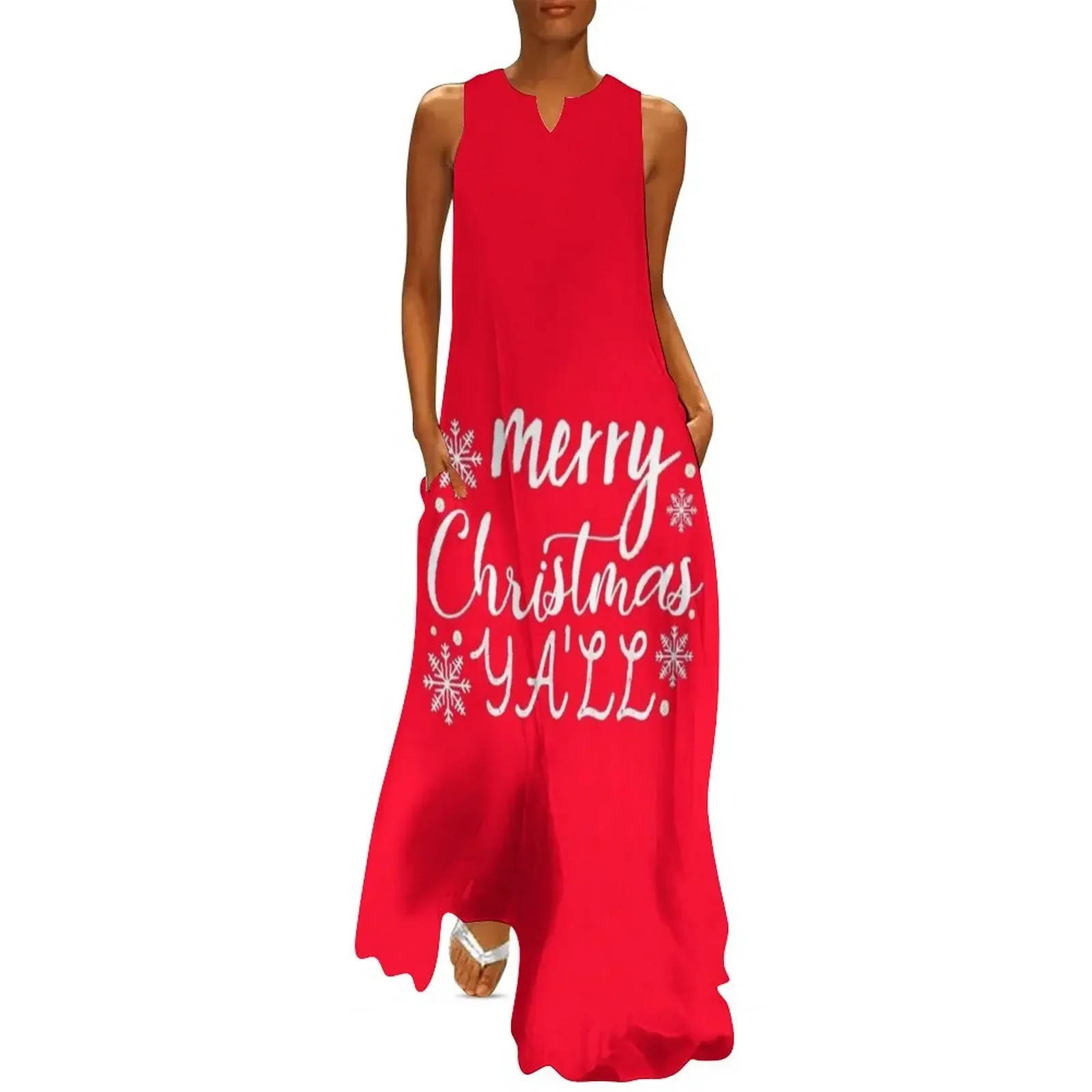 

merry christmas yall t-shirt Long Dress dress party night dress for women women's summer dresses 2025