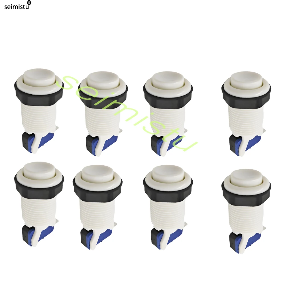 8 Stück amerikanische Happ-Style-Drucktasten, 28 mm, für Neo Geo Arcade-Spielautomaten, Joystick, verzögerungsfreie Controller-Tasten, Ersatzteile. – Detail 9