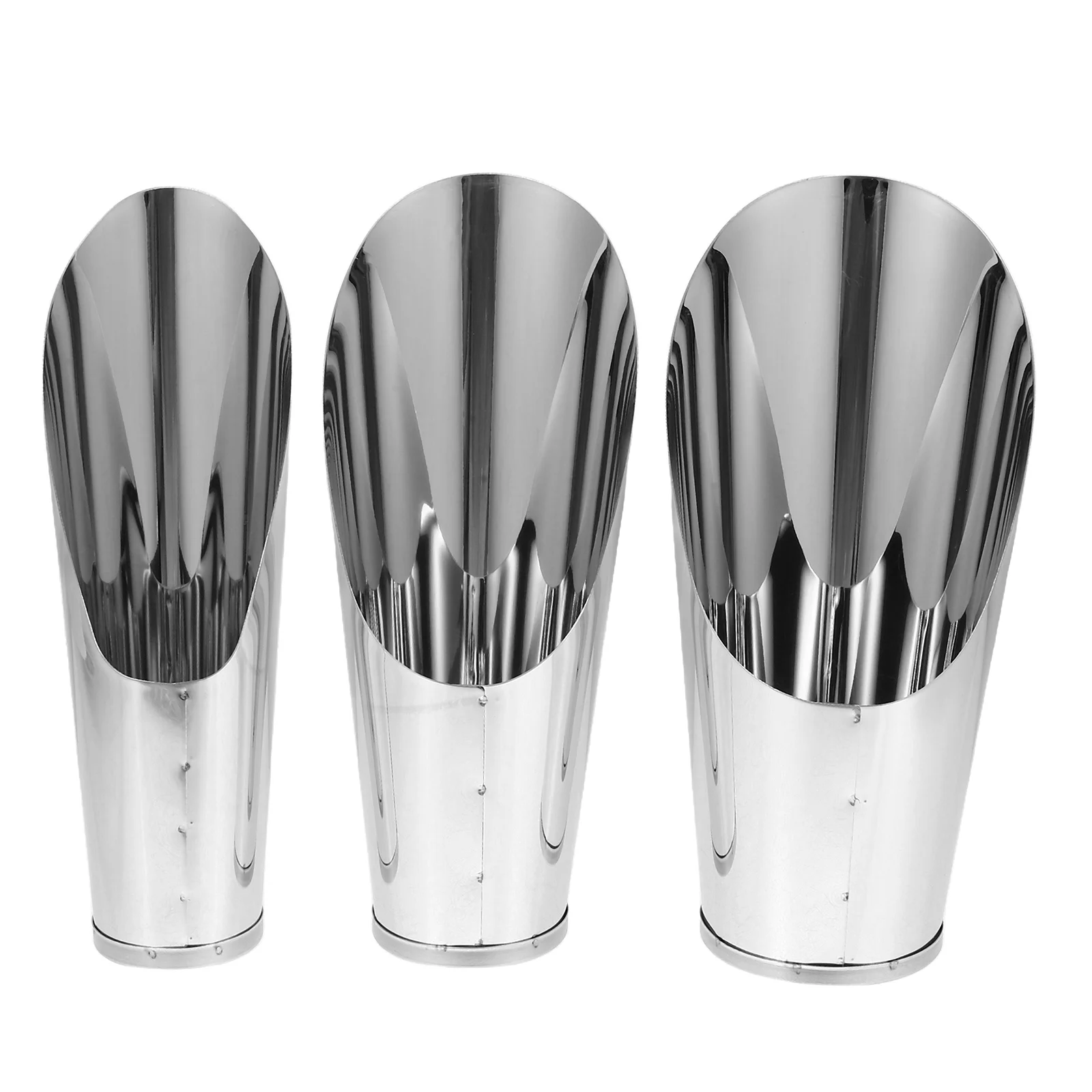 

3 Pcs Stainless Steel Potting Tool Bucket Indoor Flower Planting Horticulture