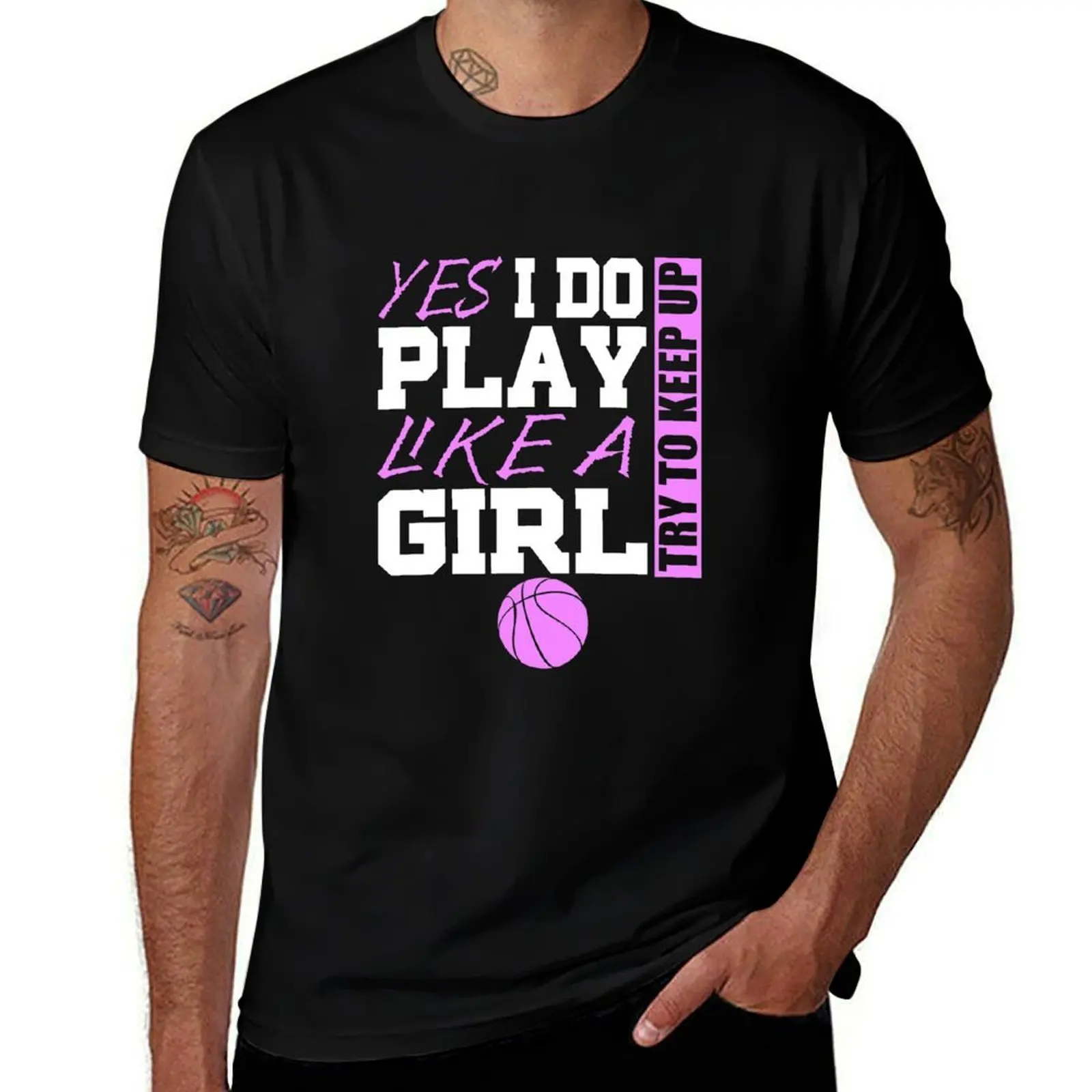 Play like A Girl T-Shirt Long Lasting Casual T-Shirt