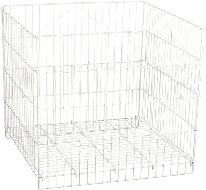 

White Wire Bin Dump 26 X 26 X 30