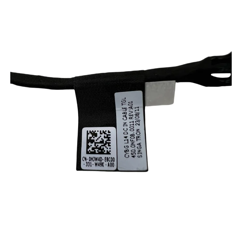 Para dell latitude 3420 3430 3520 e3420 e3430 e3520 0hjw4d portátil dc power jack DC-IN cabo flexível de carregamento 0hjw4d 450.0nf0b.0011