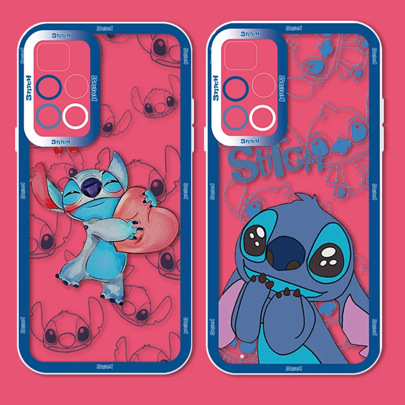 Disney Cute Stitch For Redmi 12C 10C 9T 8 A1 X 9C T A9 10A 40K Pro 4G 5G Angel Eyes Phone Case