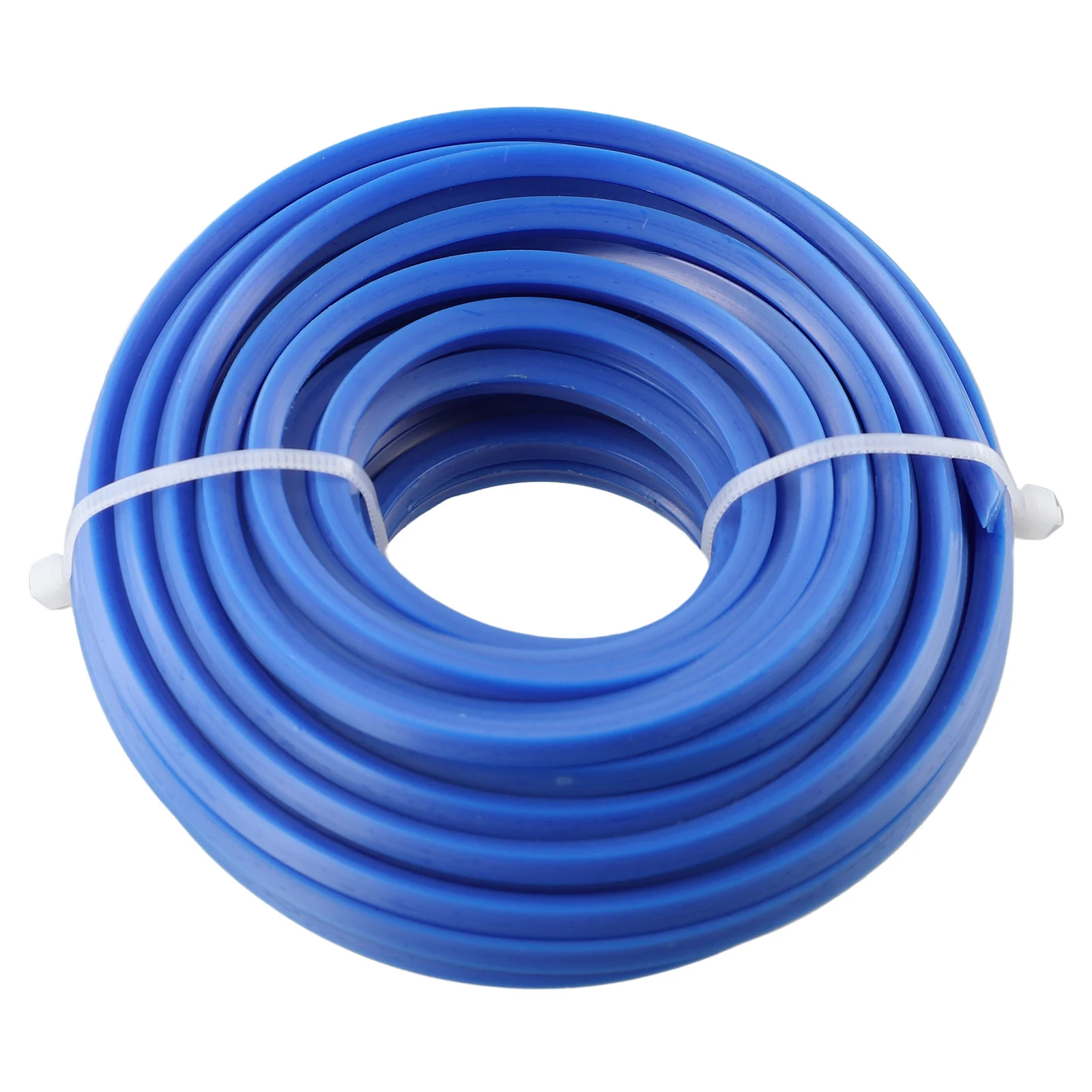 Linha aparador de grama para jardim, cortador elétrico, cabo de nylon, corda quadrada, azul, strimmer, 4mm, 10m