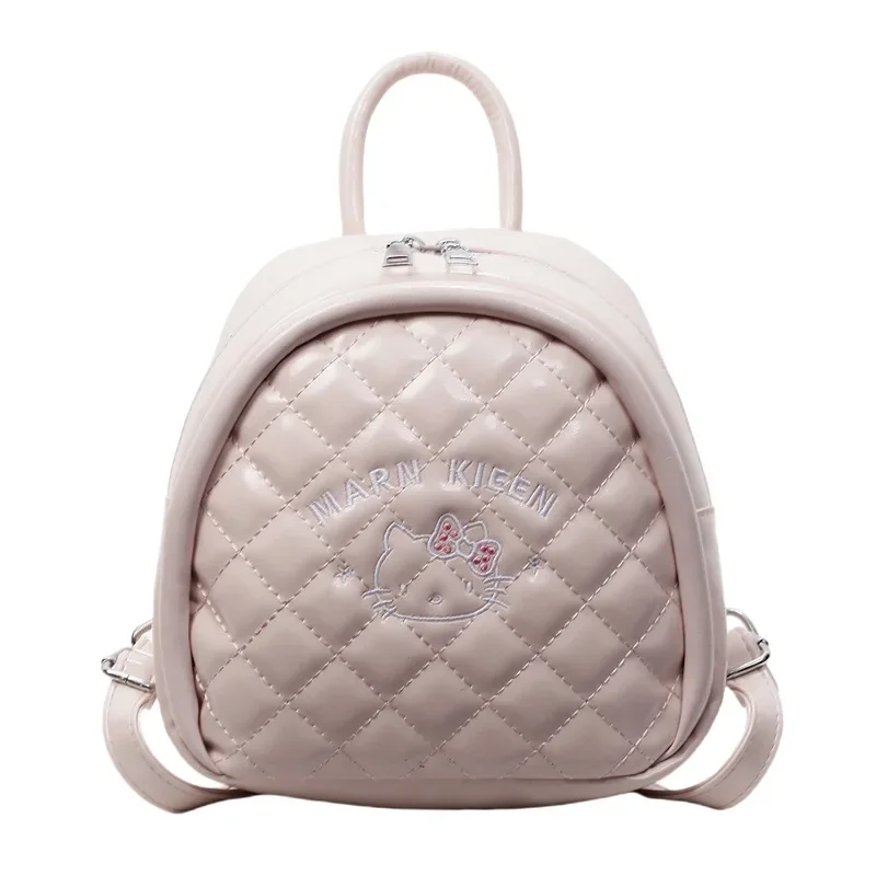 Plecak Hello Kitty Modny Przenośny Mały Plecaczek Nowy Dziewczęcy Plecak Ringge Śliczne Torby z Haftem z Kreskówek dla Kobiet