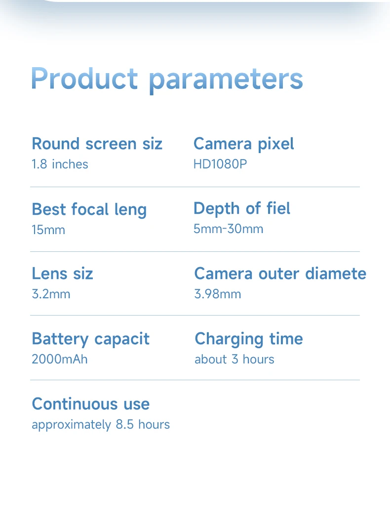 Ear Cleaner Camera with Screen 1080P Otoscope Ear Wax Removal Tool for Kids Adults & Pets 1.8’’ Screen LED Light Safe Ear Picker