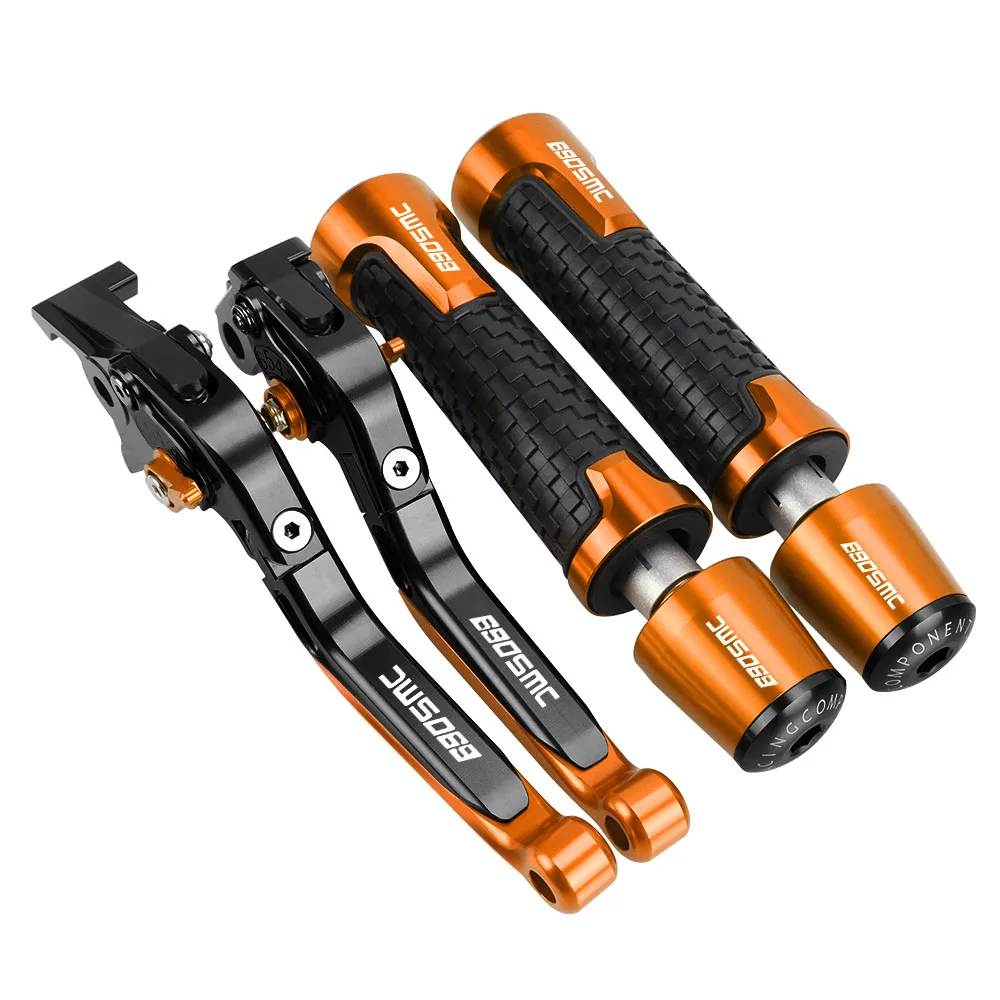 FOR 690 DUKE 690 690DUKE DUKE690 2014 2015 16-2017 Motorcycle Adjustable Extendable Brake Clutch Levers Hand Grip Handlebar Ends