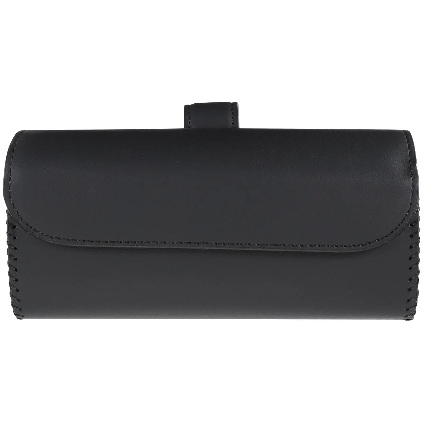 

Car Glasses Box Sunglasses Case Vehicle Holder for Visor Pu Holders Portable Eyeglass Travel