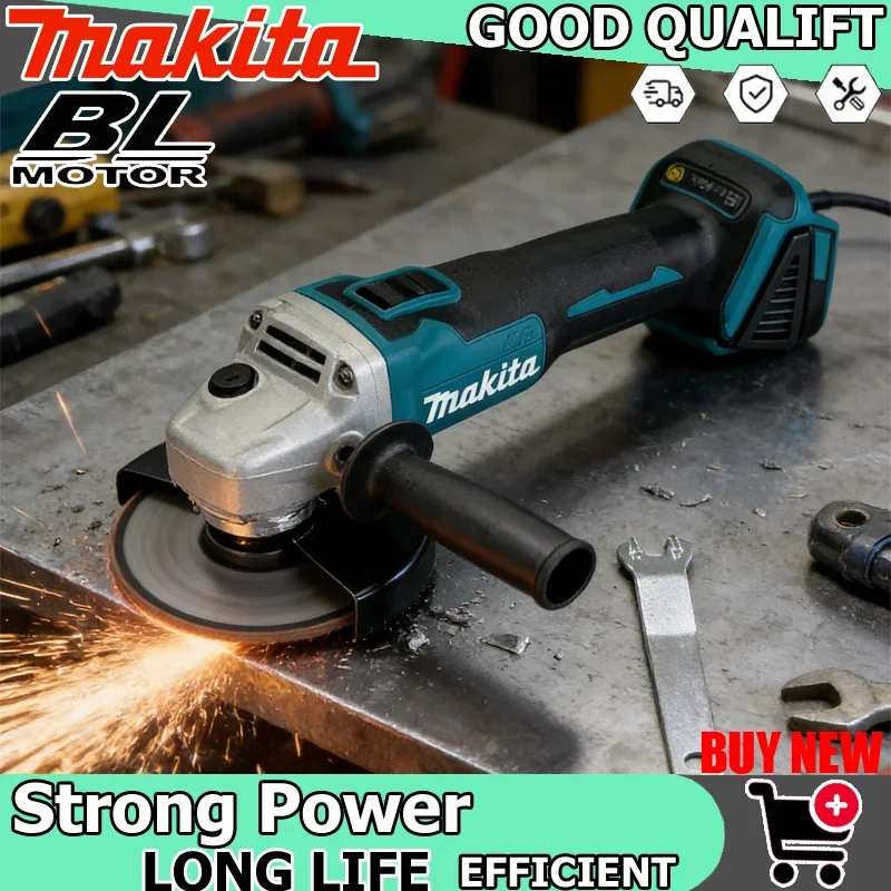 

Аккумуляторная угловая шлифмашина Makita DGA404 125/100 мм, бесщеточная, литиевая, для резки и полировки