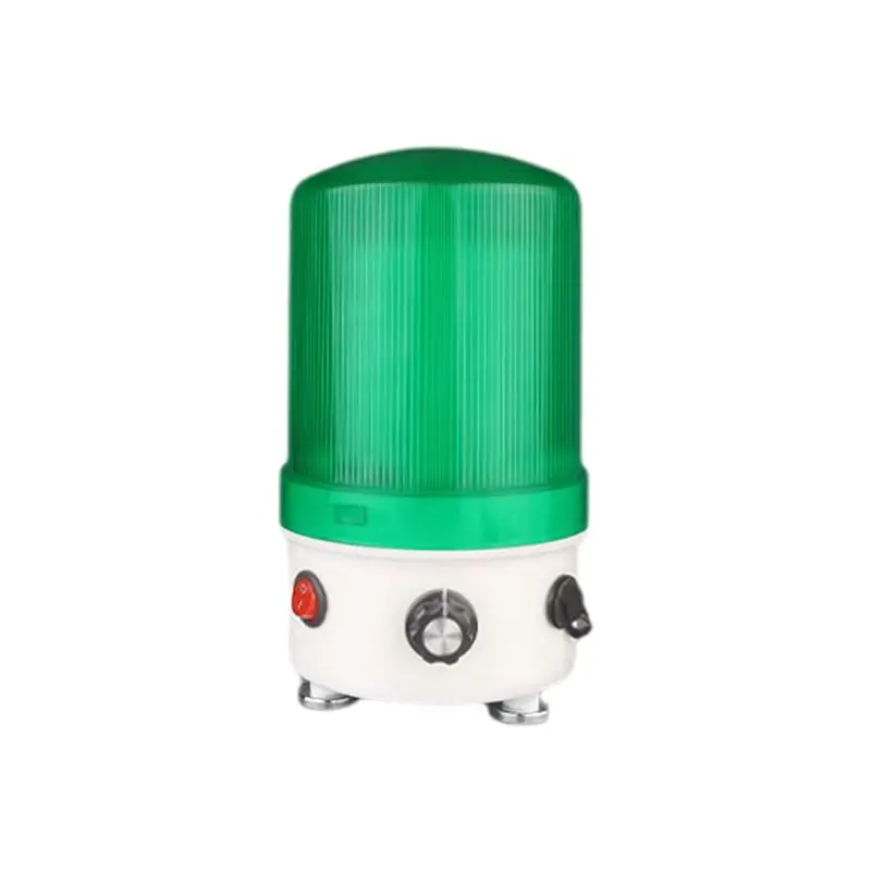 ac23-ボリュームコントロールインジケーターライト、調整可能なデシベルと回転式ビーコンライト付き