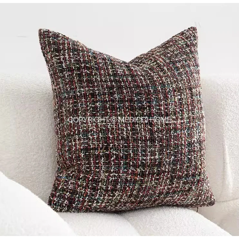 Medicci Home French Couture Designs Fabric Cushion Covers Living Room Bedroom Decorative Boutique Pillow Case 45x45cm Moss Green
