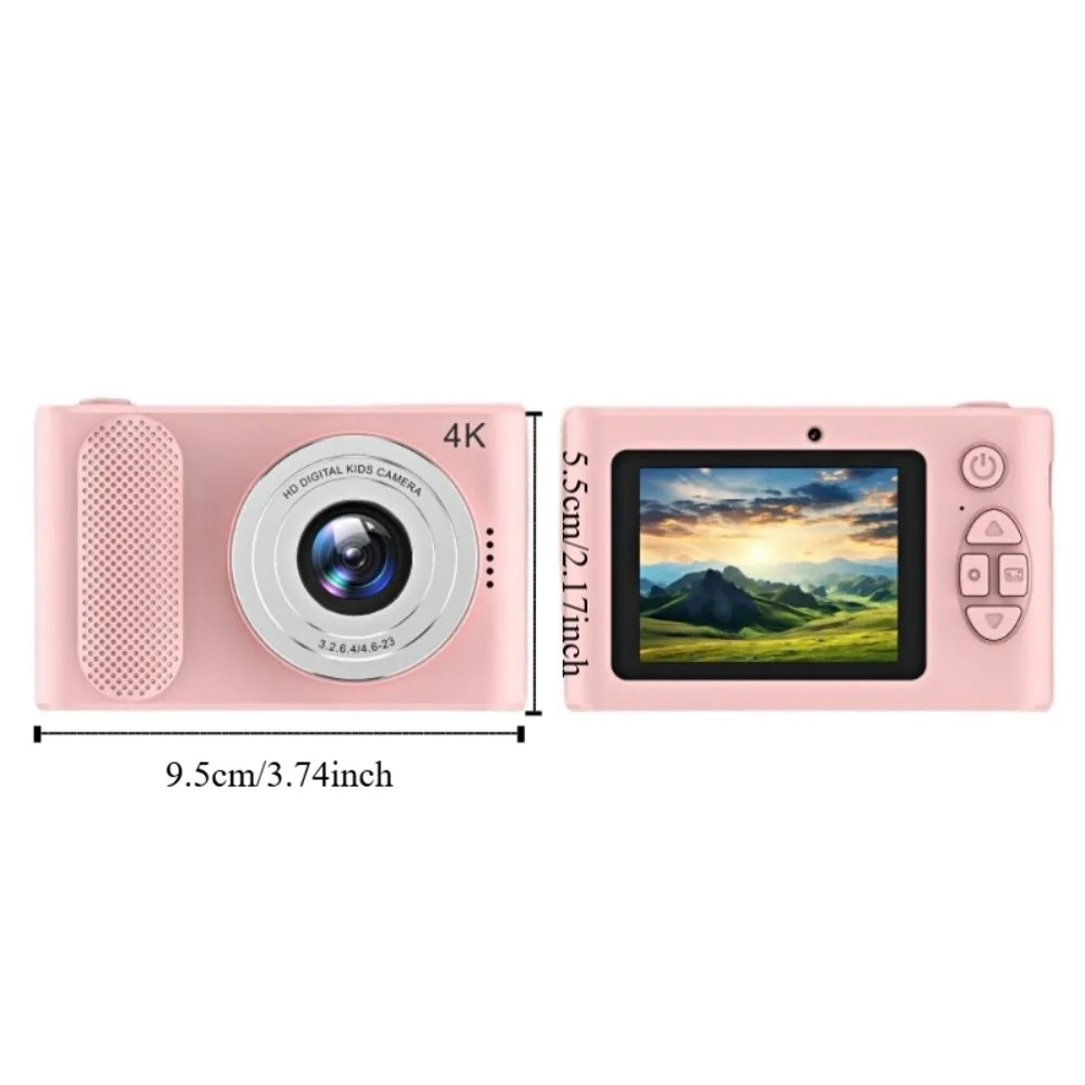 44MP 4K 디지털 카메라 4400W 픽셀 더블 렌즈 고화질 사진 카메라 8배 줌 컴팩트 디자인 셀카 카메라