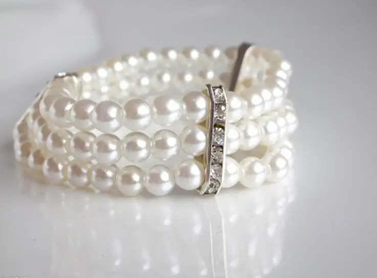 3mm-20mm White/Ivory  With Hole Imitation Round Pearl Beads DIY Jewelry Making Necklace Bracelet Earrings Accessories