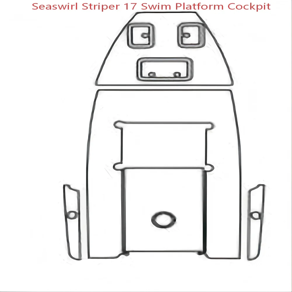 

Накладка на платформу для плавания Seaswirl Striper 17, коврик для кокпита лодки из пены EVA, имитация тикового пола, стиль SeaDek Gatorstep, самоклеящаяся, sdn9u2lf