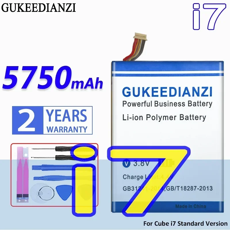 

GUKEEDIANZI Battery for Cube Kubi I8 C6116/I8116 I7 Standard Handwritten MIX PLUS