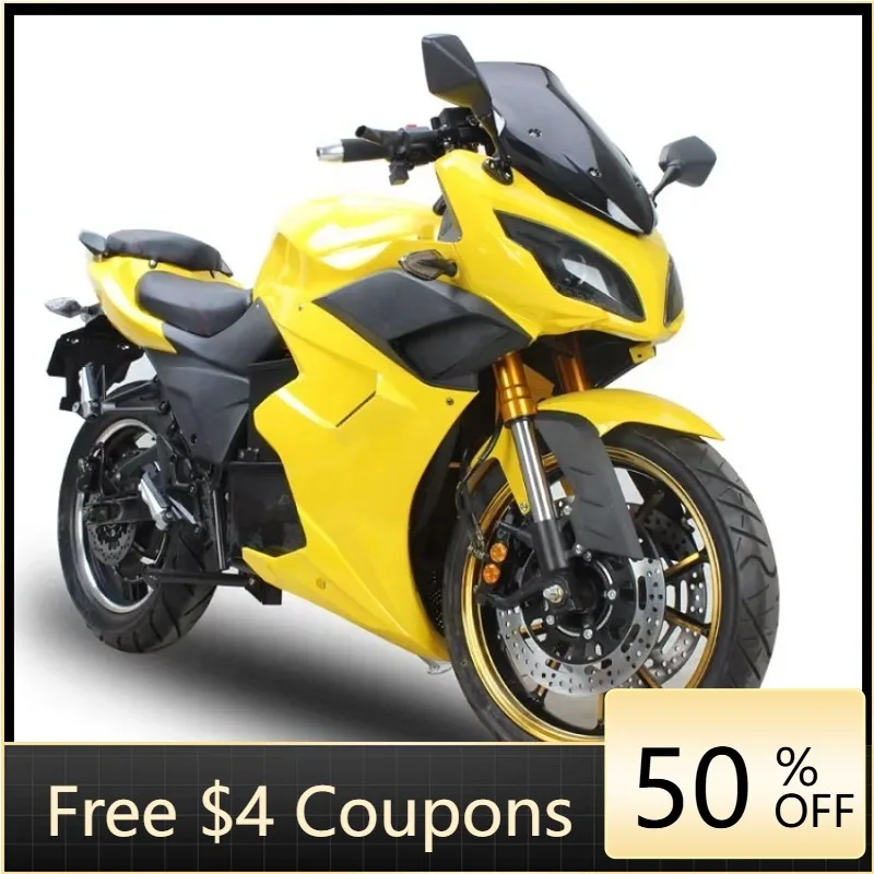 WB  2025 Modern Model Two-Wheeled Electric Motorcycle with 5000W Long-Range Off-Road Adult Electric Motorcycle