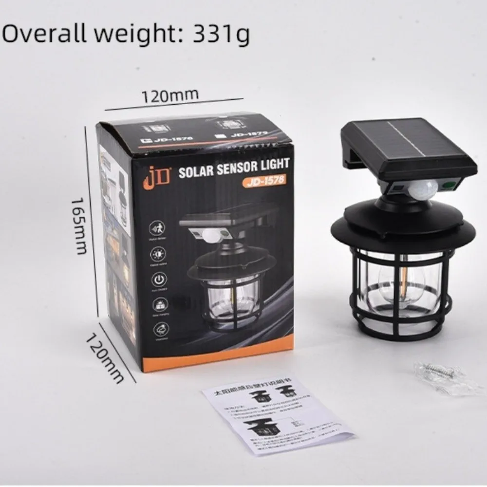 IP65 Waterproof LED Solar Light Adjustable 3 Lighting Modes Solar Street Light Energy Saving Garden Security Wall Light