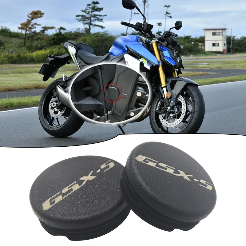 

2pcs Frame Hole Cover Motorcycle Frame End Caps Caps Plug Decorative Set Fit For Suzuki GSX-S1000/1000F/1000GT 2015-2020 2019