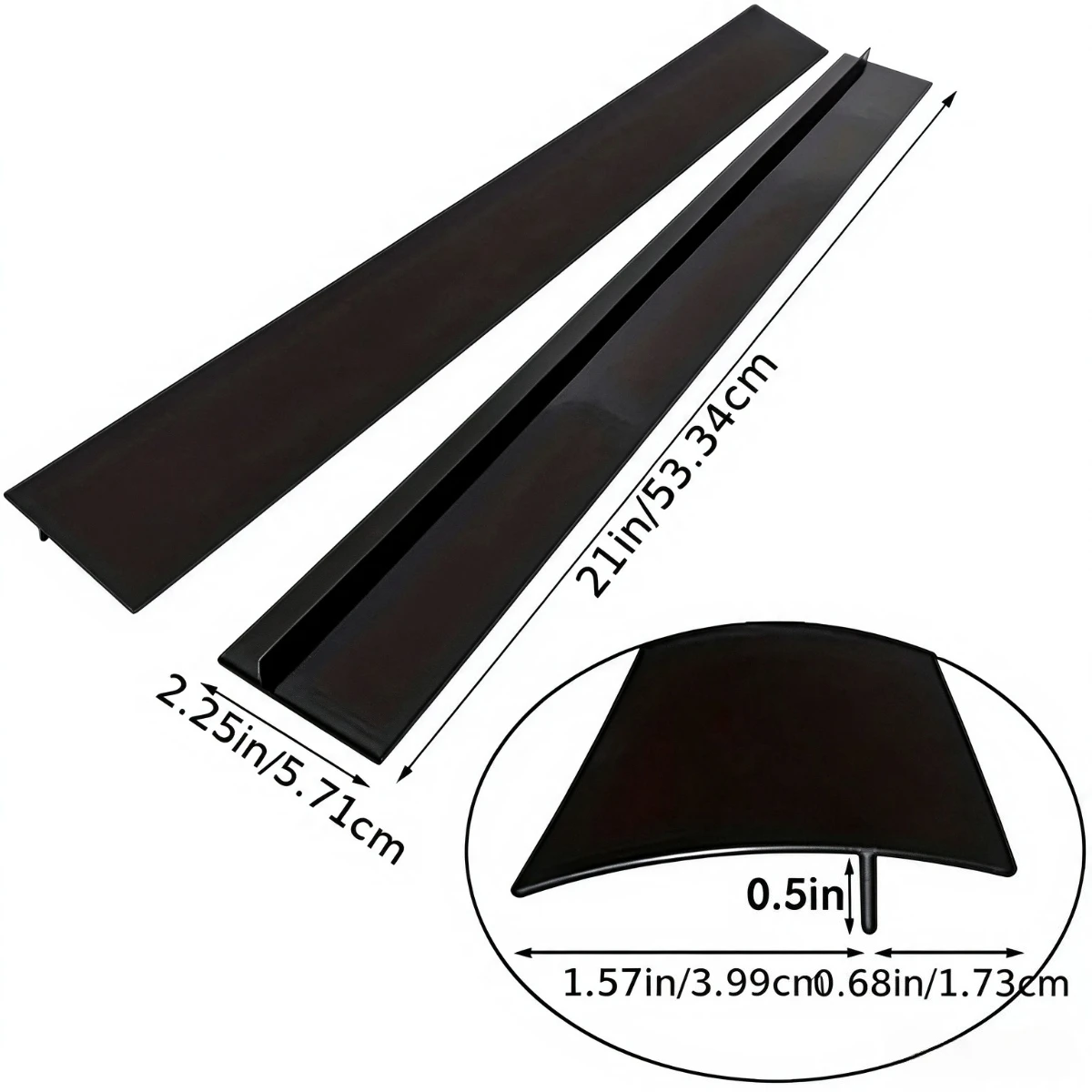 Silicone Gap Strip Kitchen Gas Stove Sealing Strip Anti-Oil Anti-Stain Silicone Seal Insert Strip Heat Resistant Easy Install