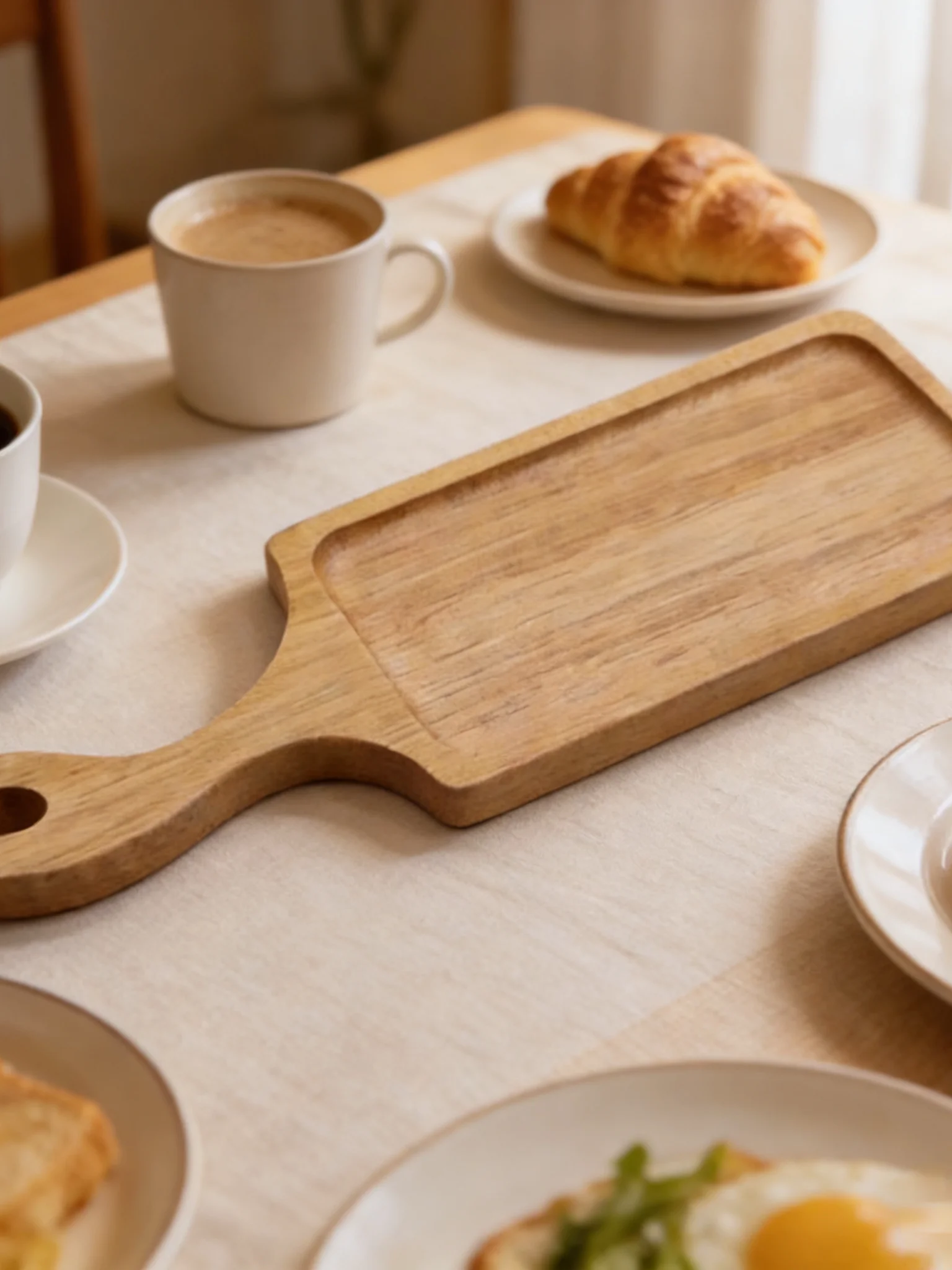 

9 Inch Oak Wood Cutting Board Kitchen Counter Bread Beef Rectangular Shaped Japanese Style BBQ Hotpot Restaurant Quality