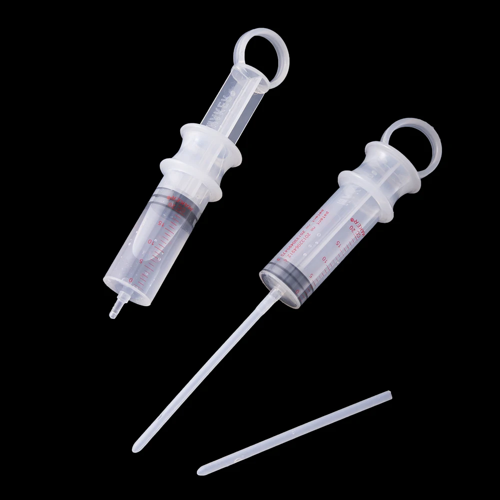 Pet Bird Feeding 20ml Syringe Young Bird Feeding Syringe Cat And Dog Feeding Device Parrot Feeding Syringe With Feeding Tube