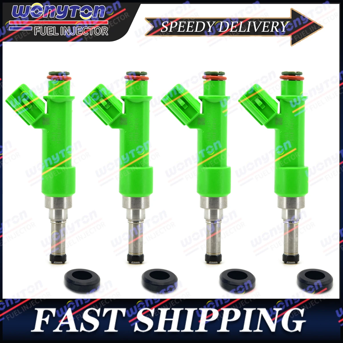 4Pcs Fuel Injectors fit for Toyota Camry Highlander RAV4 Venza Lexus 23250-0V010