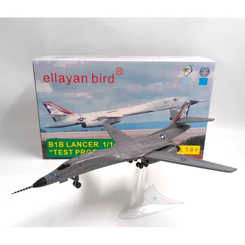 Diecast 1/144 Scale US B1b Aircraft Model B-1B Lancer Strategic Bomber Model Finished Display Toy Gift Collection