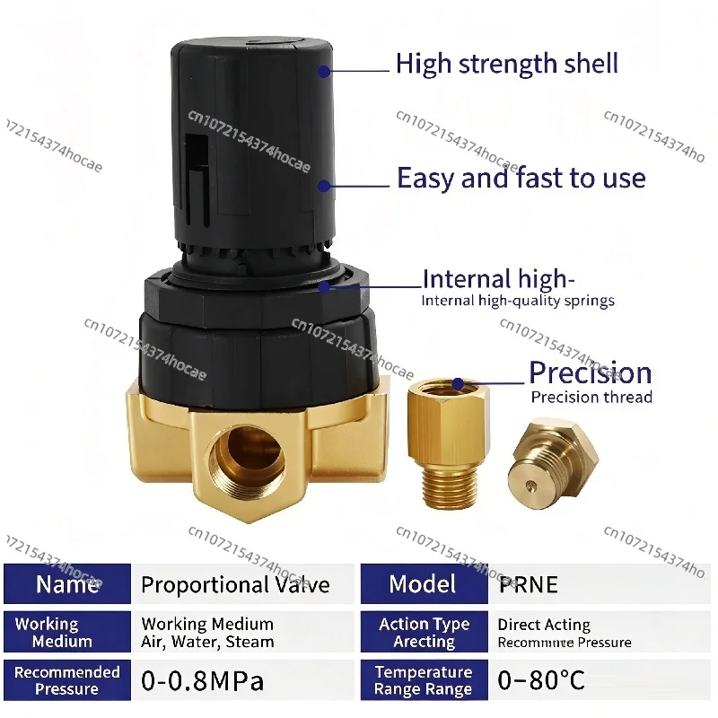 Hoerbiger Capacity Regulating Valve, Positive & Inverse Proportional Valve for Screw Air Compressor, Pressure: 0‑0.8MPa