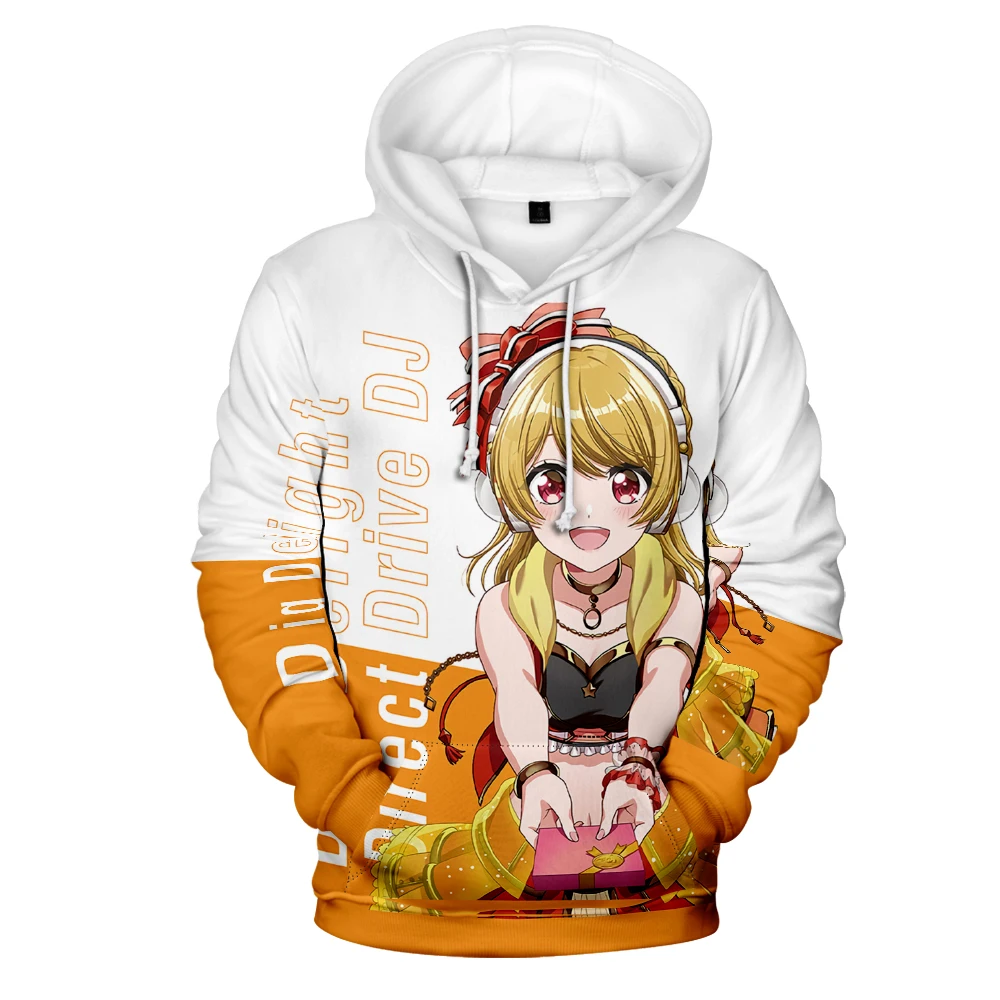 2023 D4DJ First Mix Anime Hoodies 3D Prints Unisex Fashion Pullover Sweatshirt Harajuku Streetwear Tracksuit Clothes