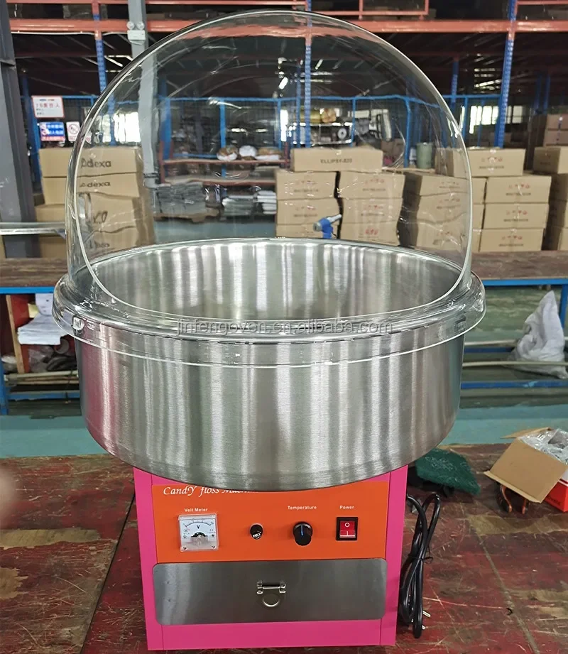 Professional Industrial Gas and Electric Flower Cotton Candy Machine /popcorn and Candy Floss Machine