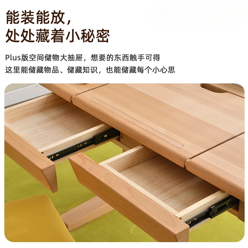 Tavolo sollevabile multifunzione per scrittura per bambini e studenti