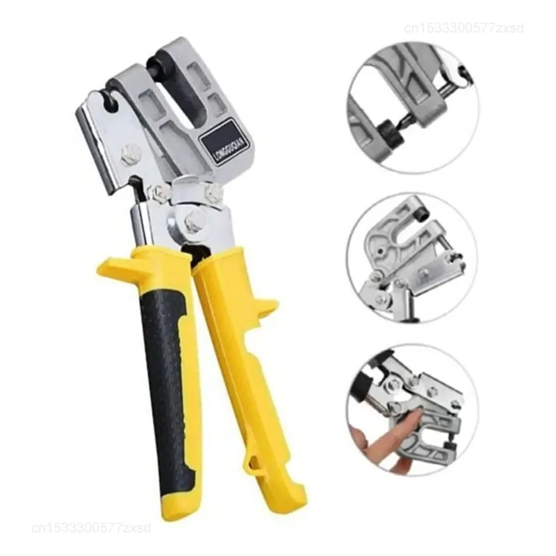 مسمار معدني المكشكش سبائك الألومنيوم السقف اللكم كماشة الجص أدوات الحوائط الجافة لتثبيت المعادن مزدوجة اليد عارضة كماشة #1