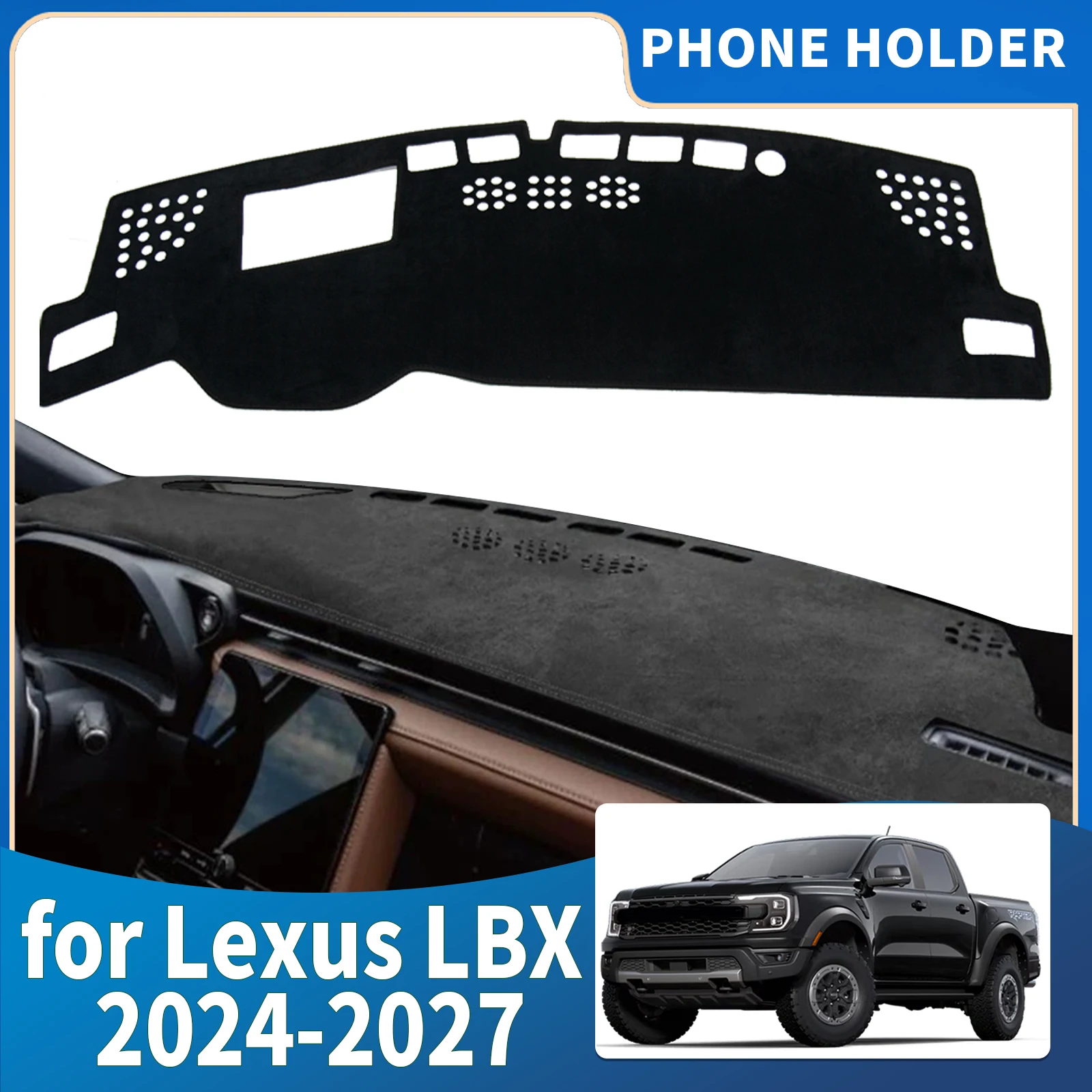 

fit for Lexus LBX 2024 2025 2026 Car Accessories Dashmat Dashboard Cover Pad Protective Carpet DashMat Sunshade