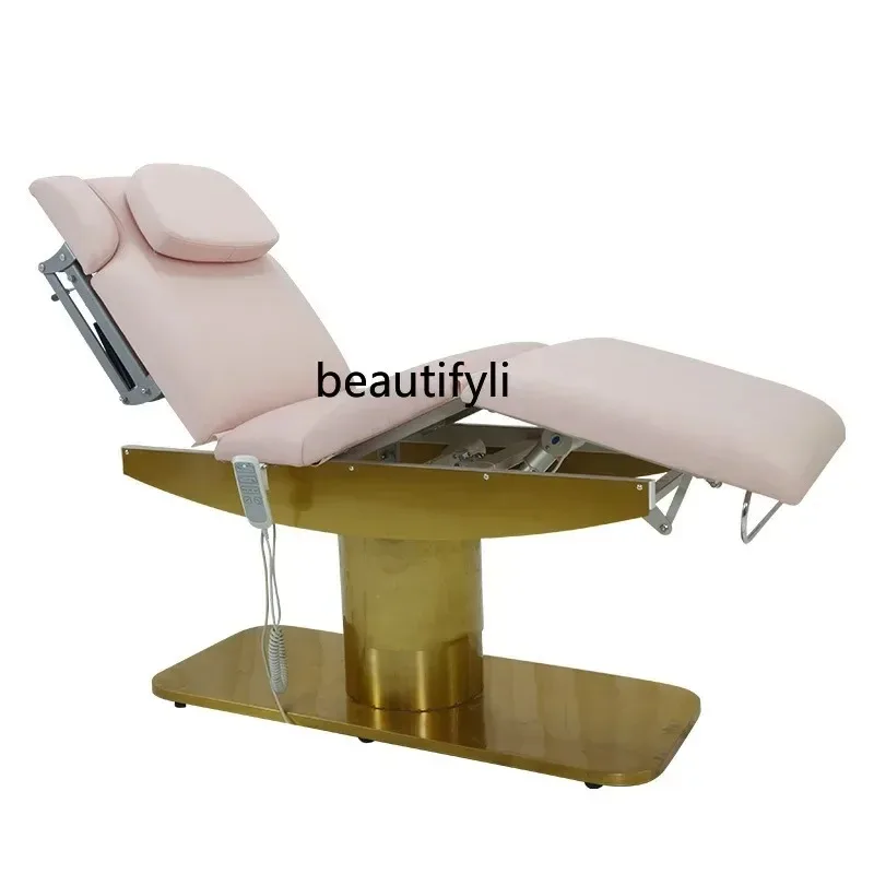 A176 YY Electric beauty bed massage, special multi-function for beauty salons, massage bed embroidery folding physiotherapy bed
