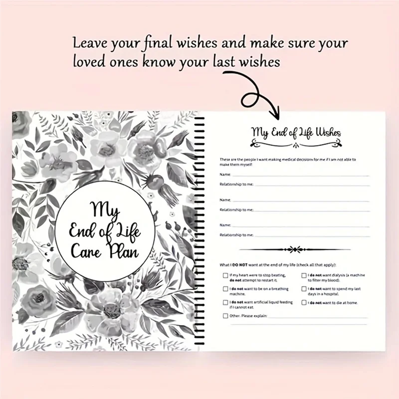 A76F-End Of Life Planner: Sorry, It's Your Problem Now, Because I'm Dead, End Of Life Meaningful Wire-O Notebook Planner
