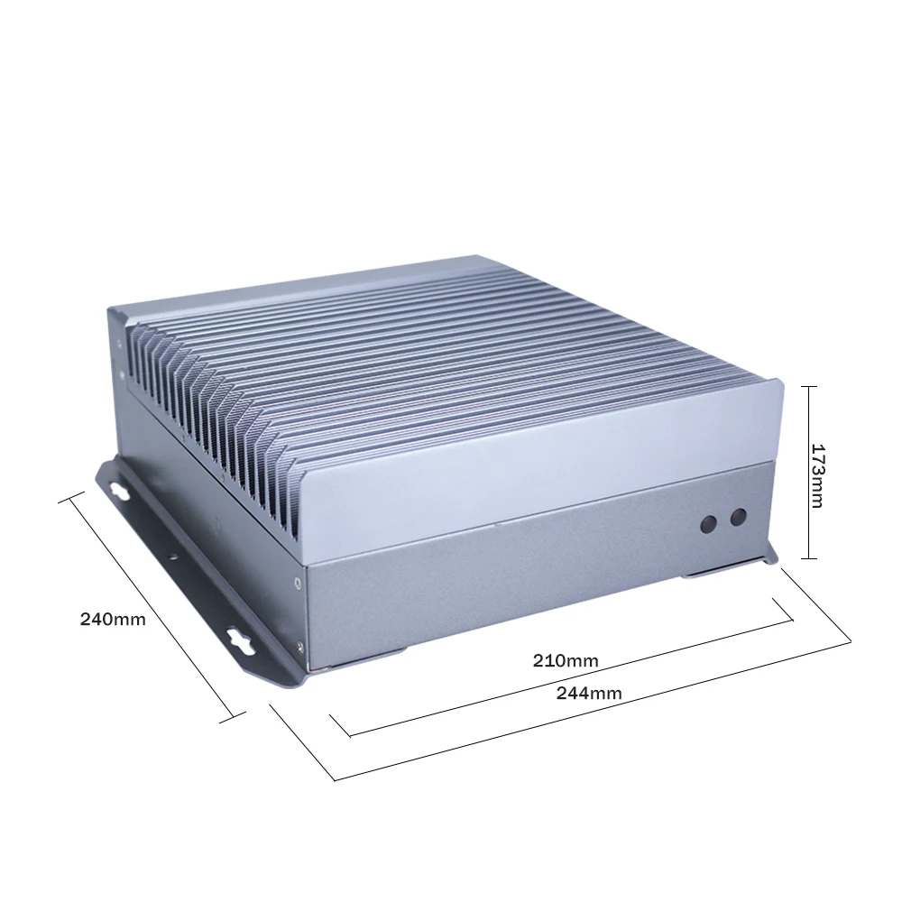 Industrial Pc Manufacturers Fanless Design I3 6100T with DP HD VGA and DC 9 ~ 36V Wide Voltage for Industrial Automation