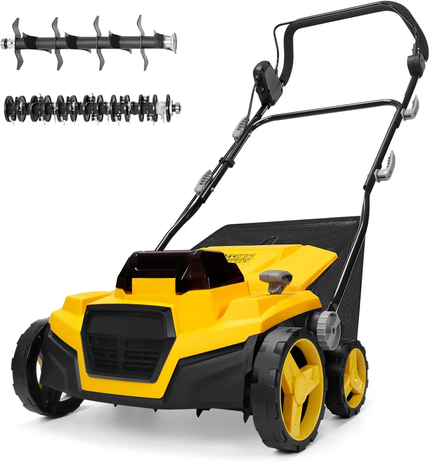 

40V 15" Brushless Cordless Dethatcher & Scarifier, 2-in-1, 5 Depth Settings, Foldable, 12Gal Bag, Tool Only