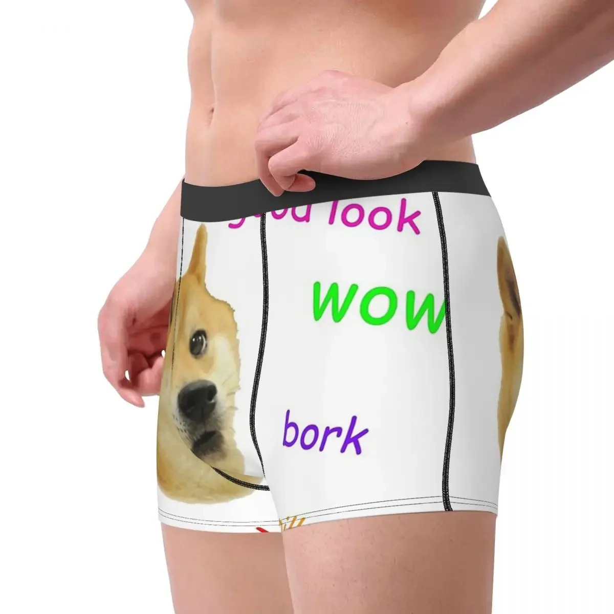 Doge Amaze Underpants Cotton Panties Man Underwear Comfortable Shorts Boxer Briefs