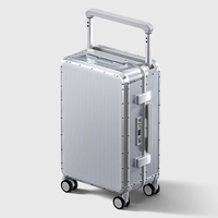 20-inch all-aluminum luggage suitcase. Three colors to choose from. It's carry-on compliant. Suitable for both men and women. It