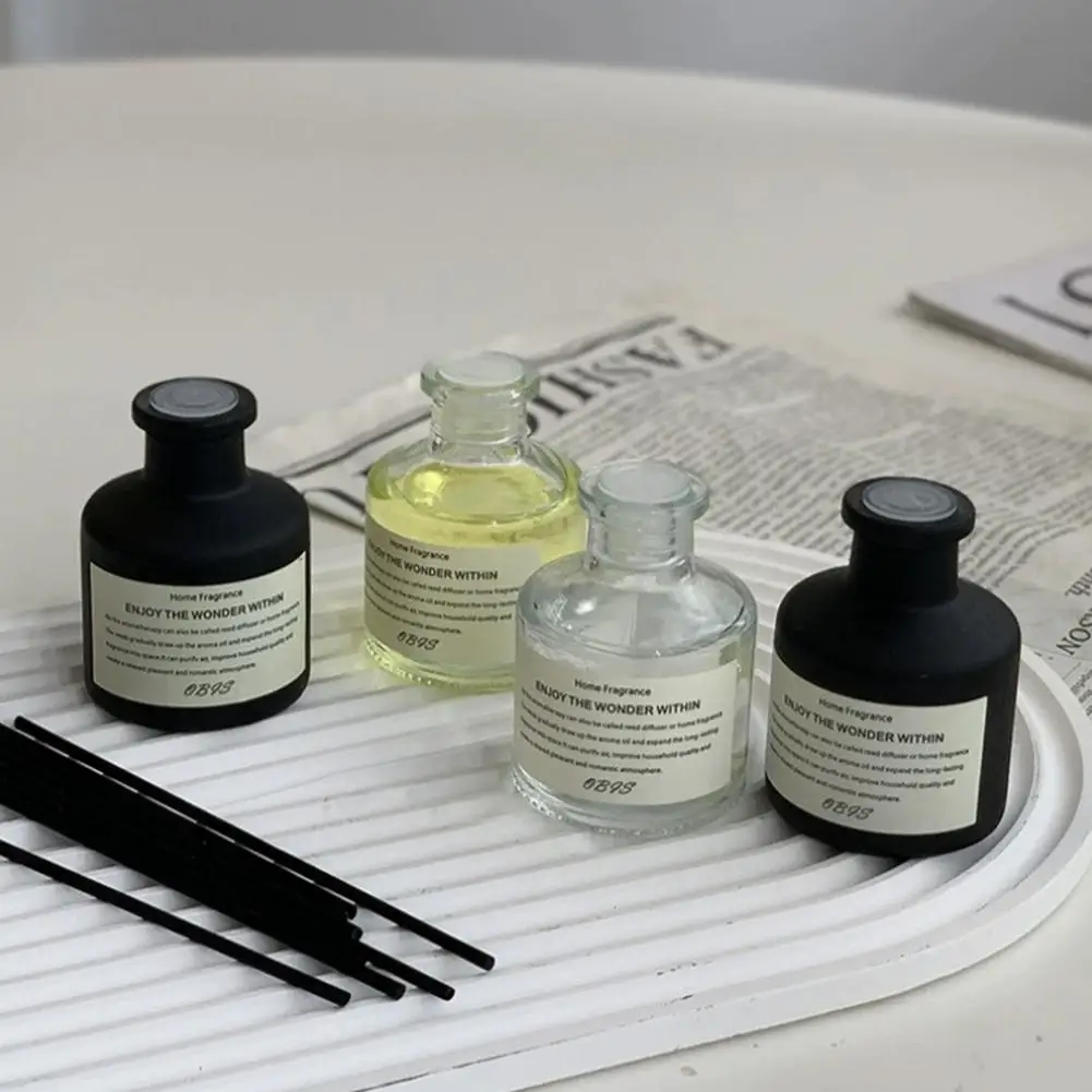 50 مللي غرفة عطر منزلية عديمة اللهب فريزيا الياسمين الناشر غرفة الهواء ريد النفط العطر المنزل المعطر عصا مع D7L6 #4