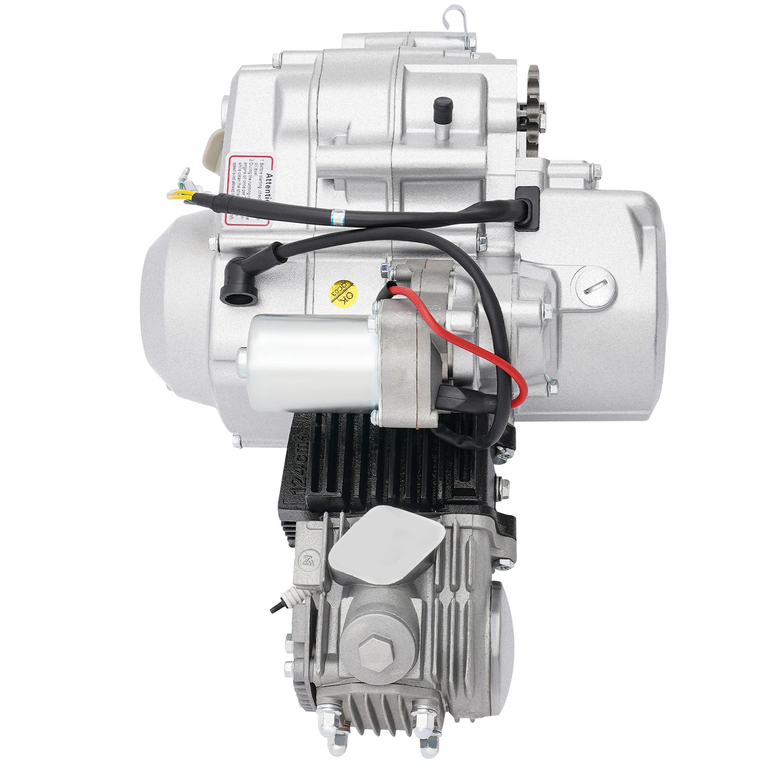[49CC 2-Stroke Engine Shortblock] 49CC 2 السكتة الدماغية سحب بدء المحرك Shortblock الجمعية المعدنية للمحركات الصغيرة - قوي وموثوق