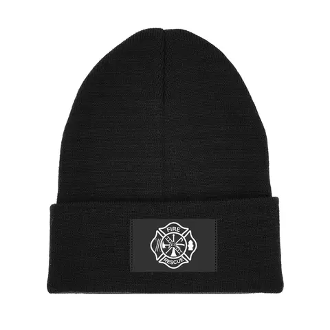 Fire Rescue Knitted Caps Beanies Unisex Winter Hats Fireman Warm Cap Skullies Firefighter Beanies Hat MZ-242