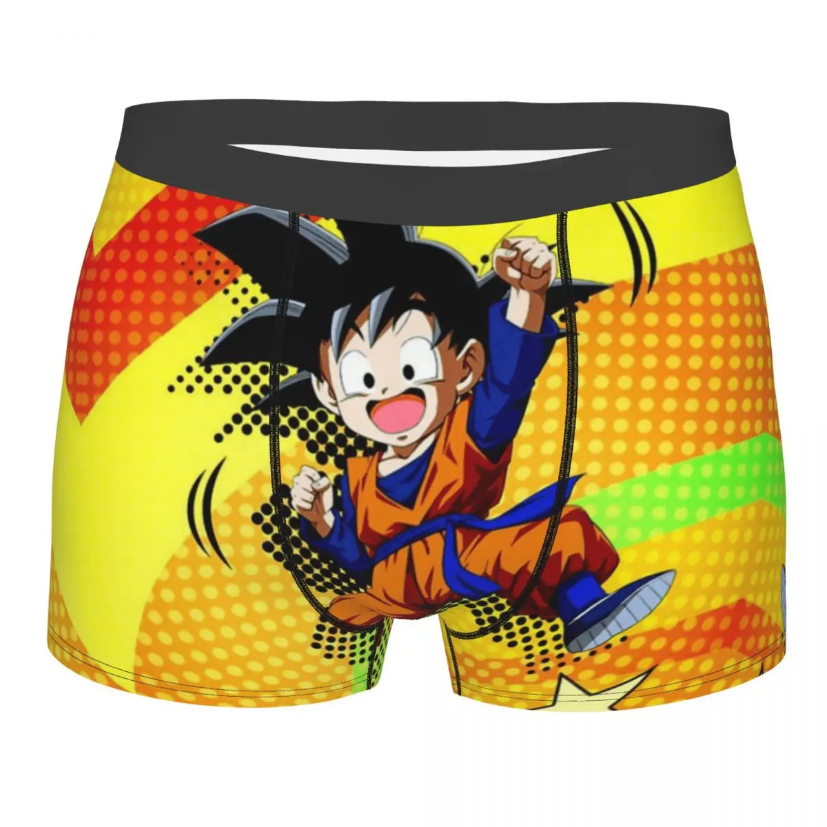 

Custom Goku Anime Underwear Male Printed Cute Cartoon Boxer Shorts Panties Briefs Soft Underpants