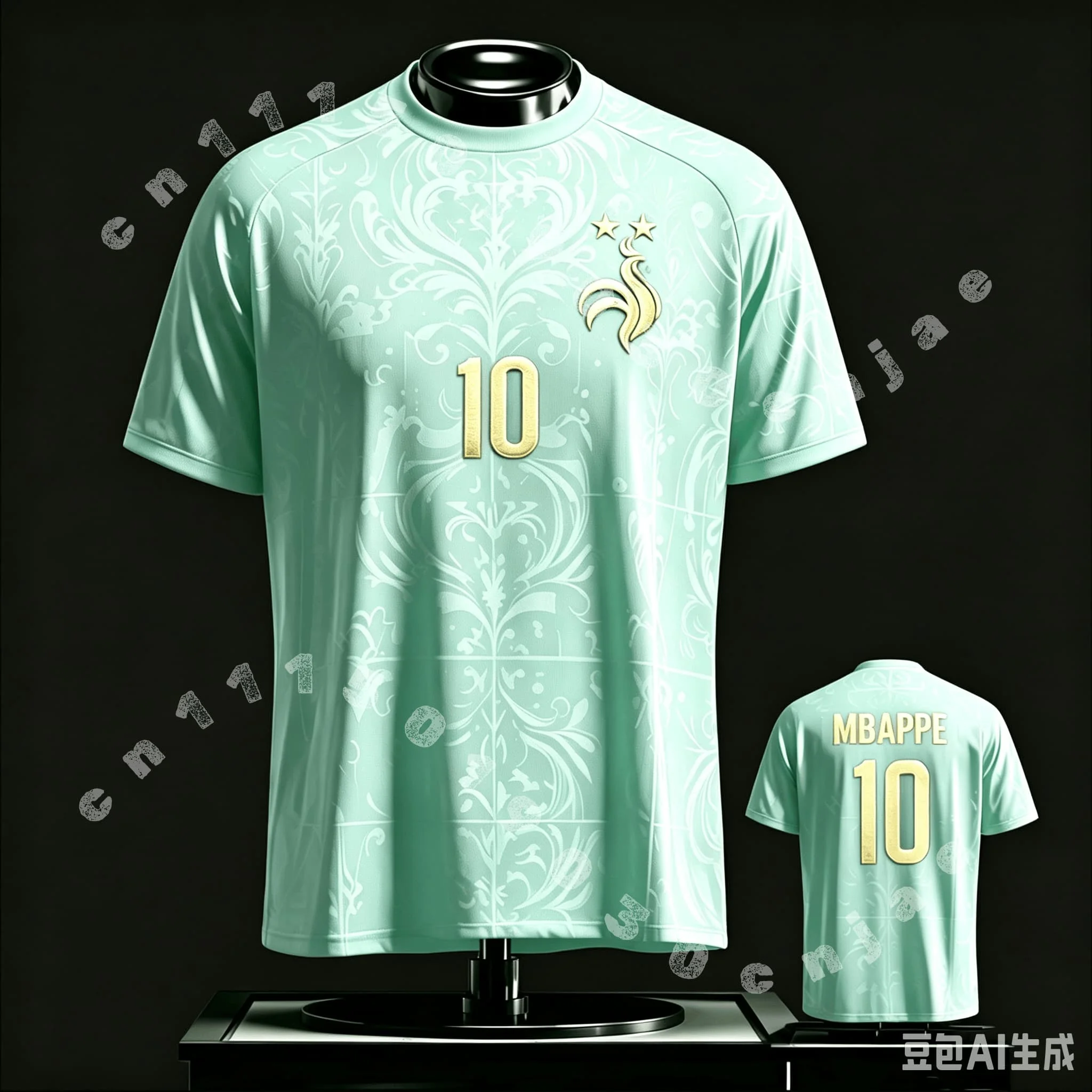 2026 Frankreich Fan-Edition Trikot_T-Shirt_ Mbappé # 10, Dembélé # 7 — Sport-T-Shirt für Kinder, Erwachsene, Männer, Frauen, Sport- und Freizeitoberteile – Detail 9