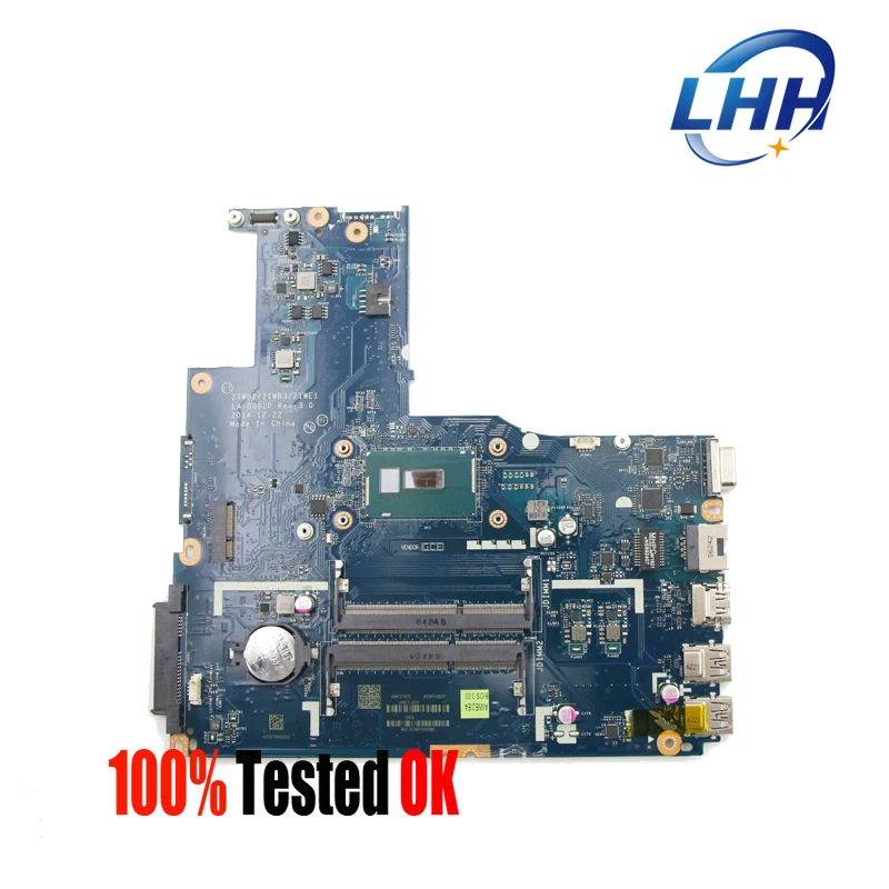 ZIWB2/ZIWB3 LA-B092P Mainboard for LENOVO Ideapad B50-80 Notebook Motherboard with I7-5500 CPU UMA