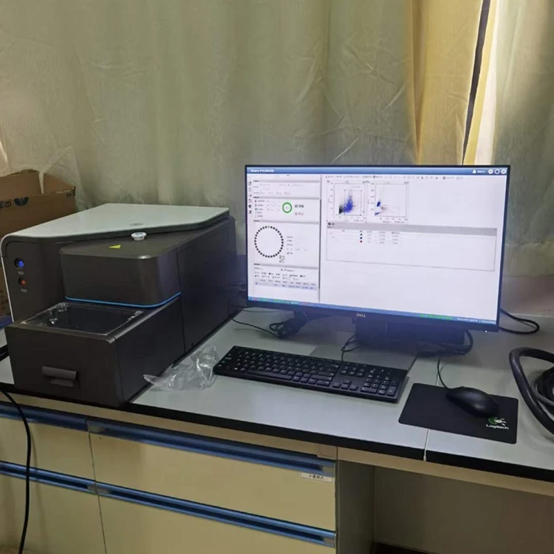 Machine de Cytométrie de Flux pour Système de Compteur de Cellules Somatiques